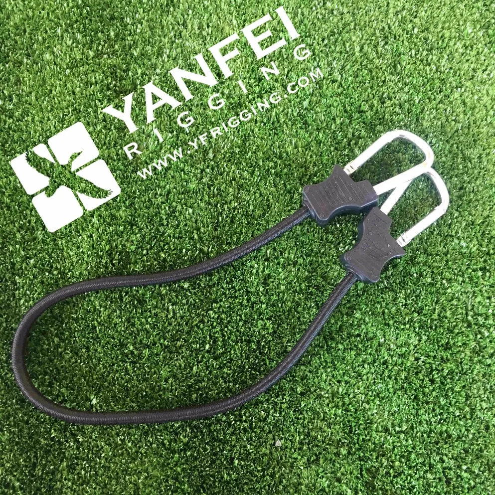 Heavy Duty EPDM Rubber Luggage Strap Rubber Tarp Straps with S Hooks Bungee Elastic Cord Tie Down Straps