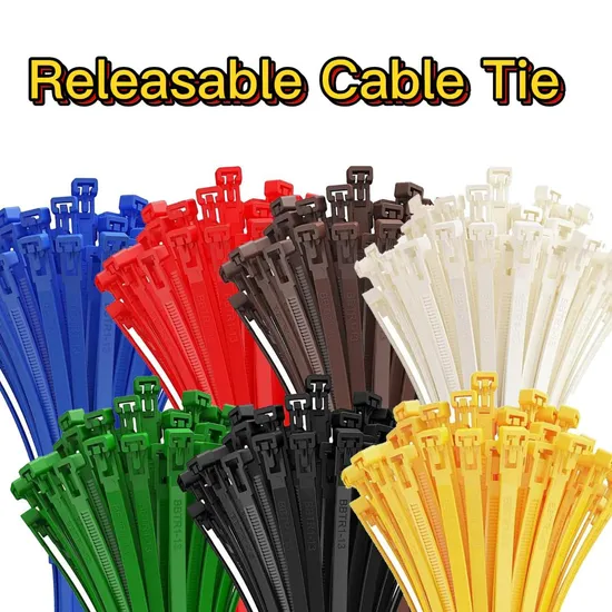 Abraçadeira plástica liberável de nylon macio 66