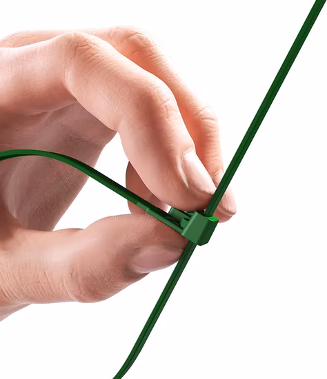 Abraçadeiras plásticas coloridas macias tipo travamento automático Abraçadeiras de zíper de náilon 3,6*250 mm amarelo